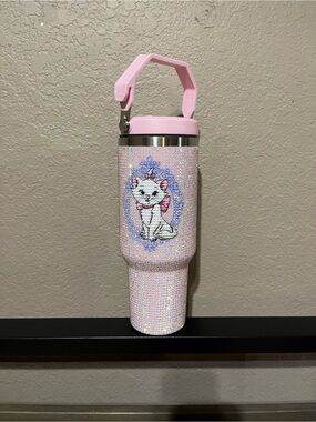 Bioworld Pink Disney Rhinestone Tumbler